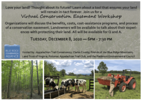 Save the Date: Dec. 8 </br> Webinar: Introduction to Conservation Easements