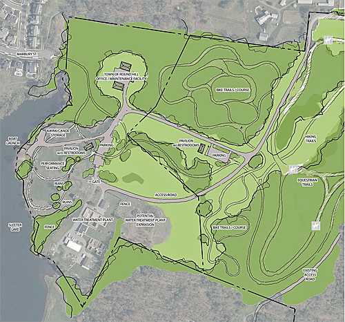 Franklin Park master plan map