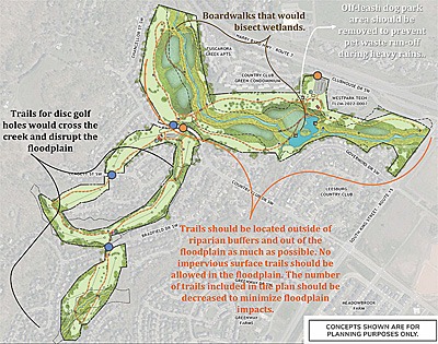 Westpark concept plan map